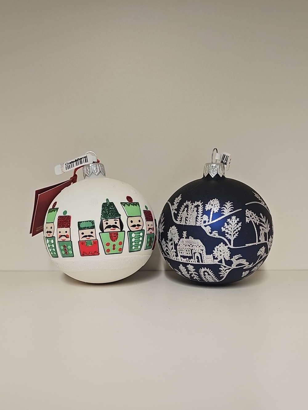 New Beautiful Crate & Barrel Holiday Ornaments - Qty 2 - Picture 6 of 6